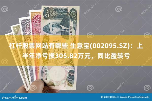 杠杆股票网站有哪些 生意宝(002095.SZ)：上半年净亏损305.82万元，同比盈转亏