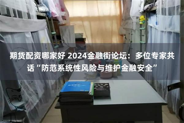 期货配资哪家好 2024金融街论坛：多位专家共话“防范系统性风险与维护金融安全”