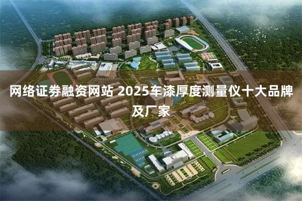 网络证劵融资网站 2025车漆厚度测量仪十大品牌及厂家